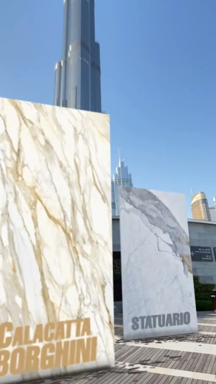 Kajaria marble-look slabs in Dubai