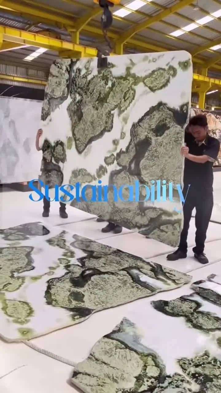 Large-format Kajaria slabs on show