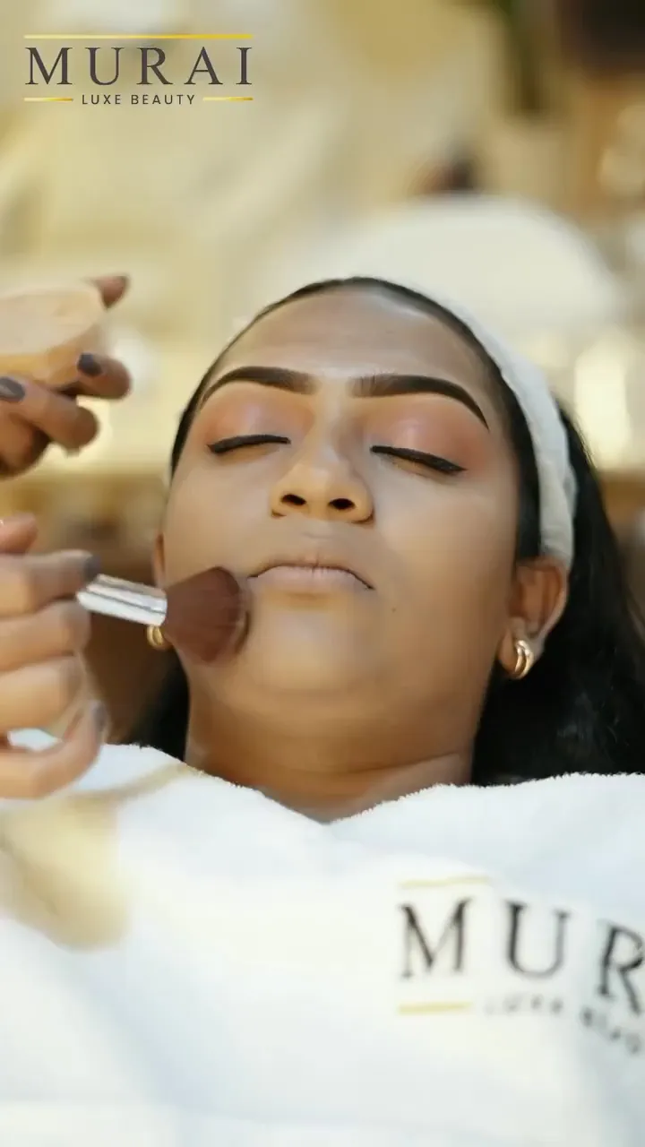 Make-up being applied at Murai Luxe Salon